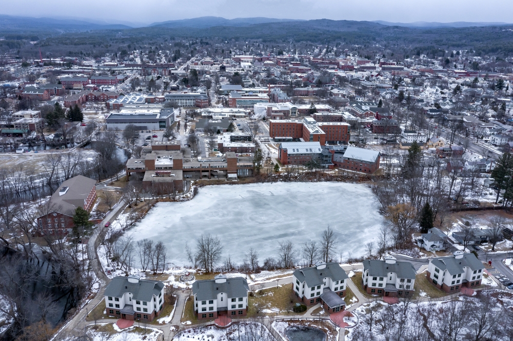 Overlooking the Keene State campus in Keene, NH